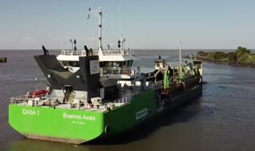Dragado Mantenimiento Pie de Muelle Exolgan. Dragados Argentinos DASA