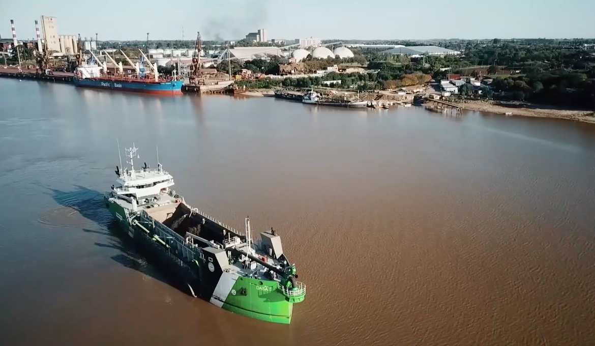 DASA, dragado puerto San Nicolas provincia de buenos aires